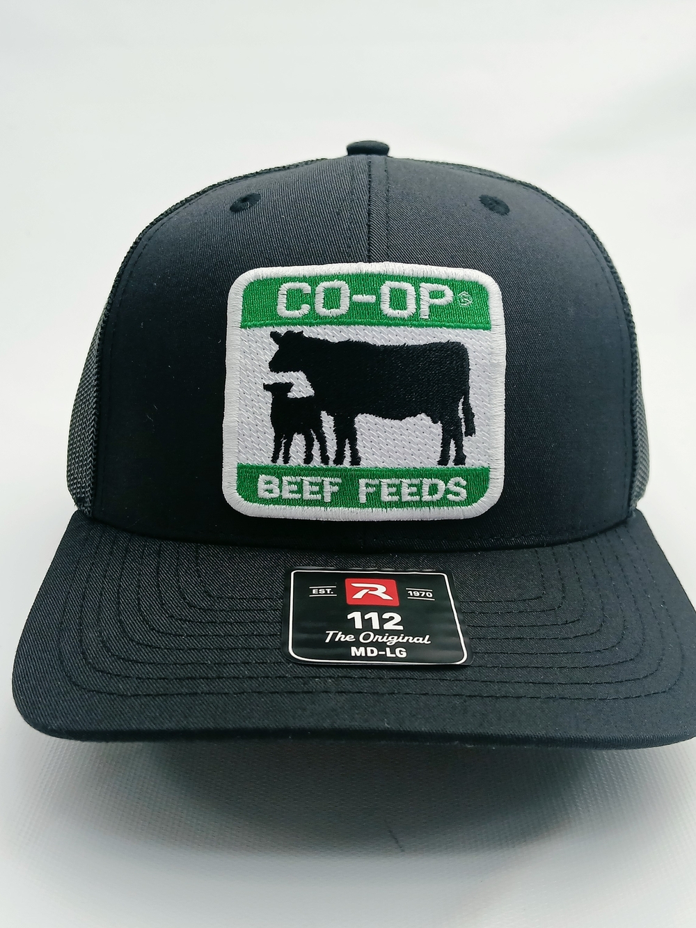Co-Op Beef Feeds Black Trucker Hat
